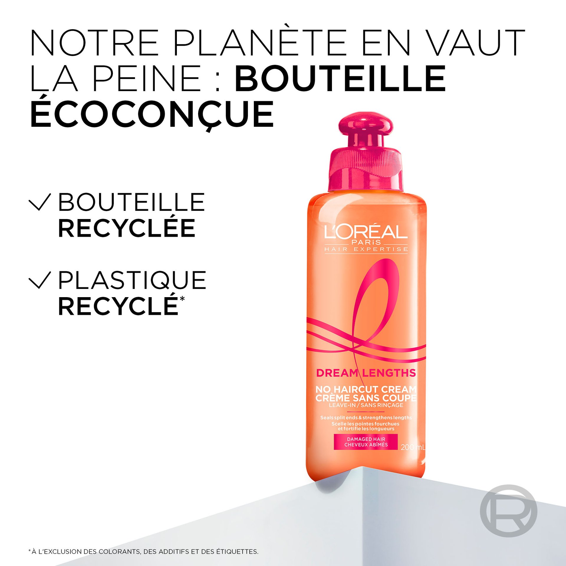 la crème sans coupe est faite avec une bouteille recyclée